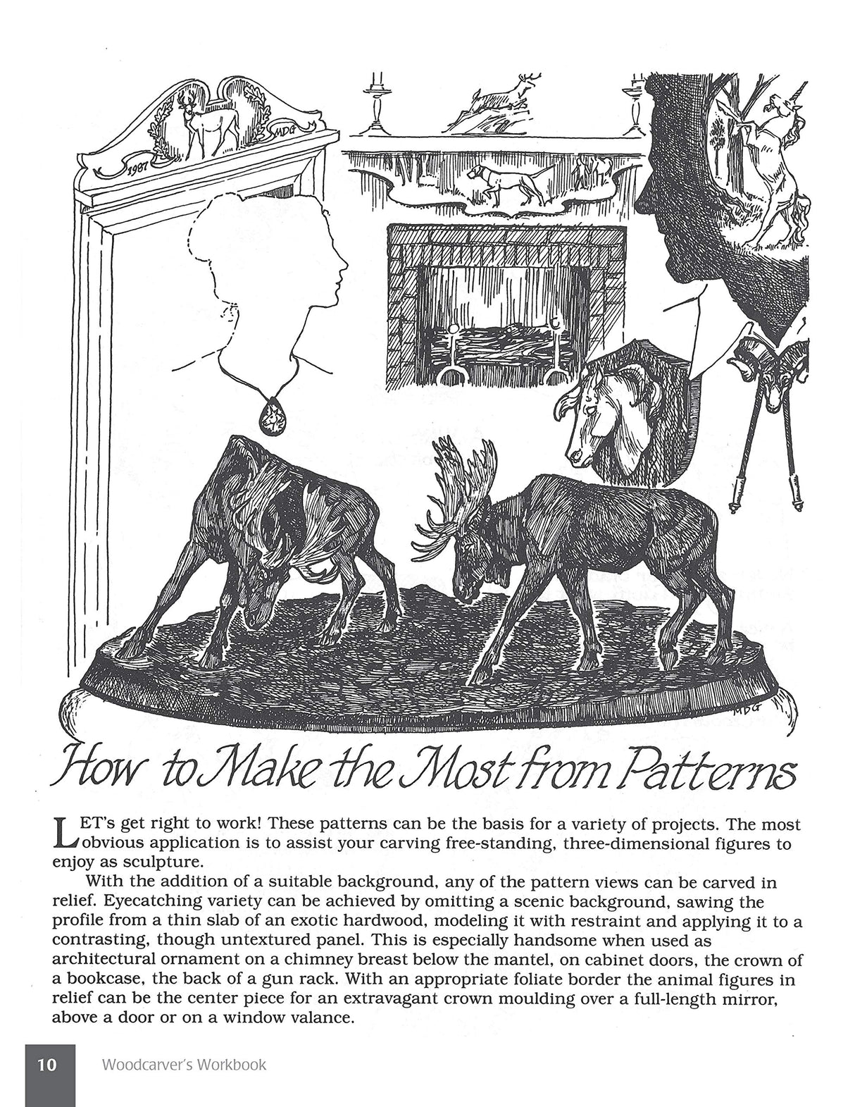 Woodcarver's Workbook: Two Volumes in One! (Fox Chapel Publishing) 16 Step-by-Step Woodcarving Projects with Illustrated Instructions, Patterns, Fox Chapel Publishing