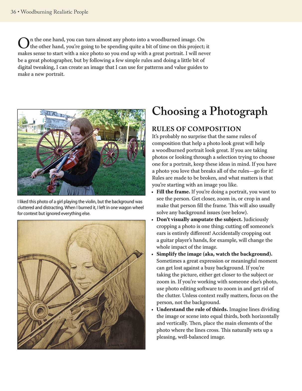 Woodburning Realistic People: Step-by-Step Guide to Creating Perfect Portraits of People (Fox Chapel Publishing) Learn How to Turn a Photo of a Loved Design Originals