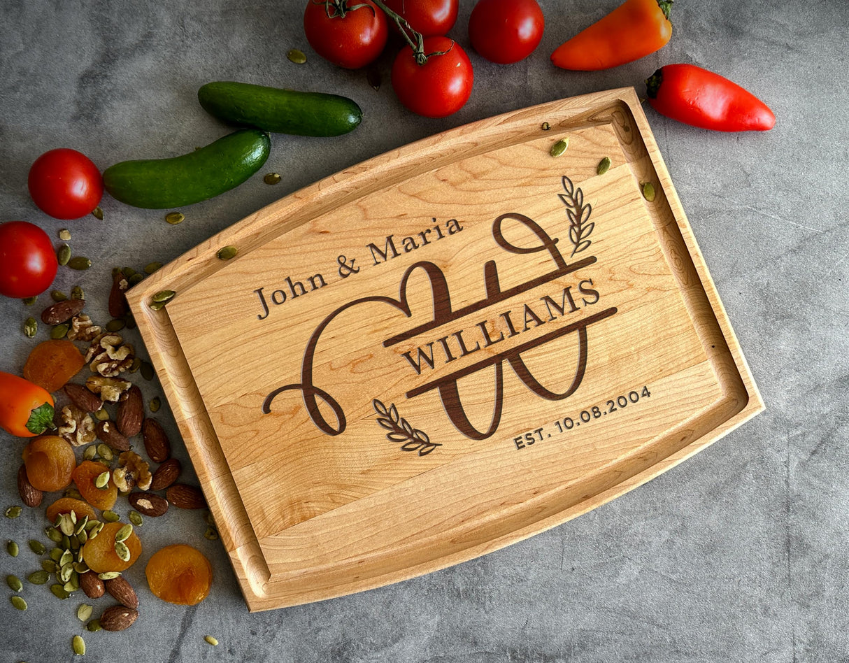 Personalized Cutting Boards – Personalized Cutting Boards Wood Engraved – Lovely Birthday, Anniversary, Bridal Shower, Wedding Present – Custom Generic