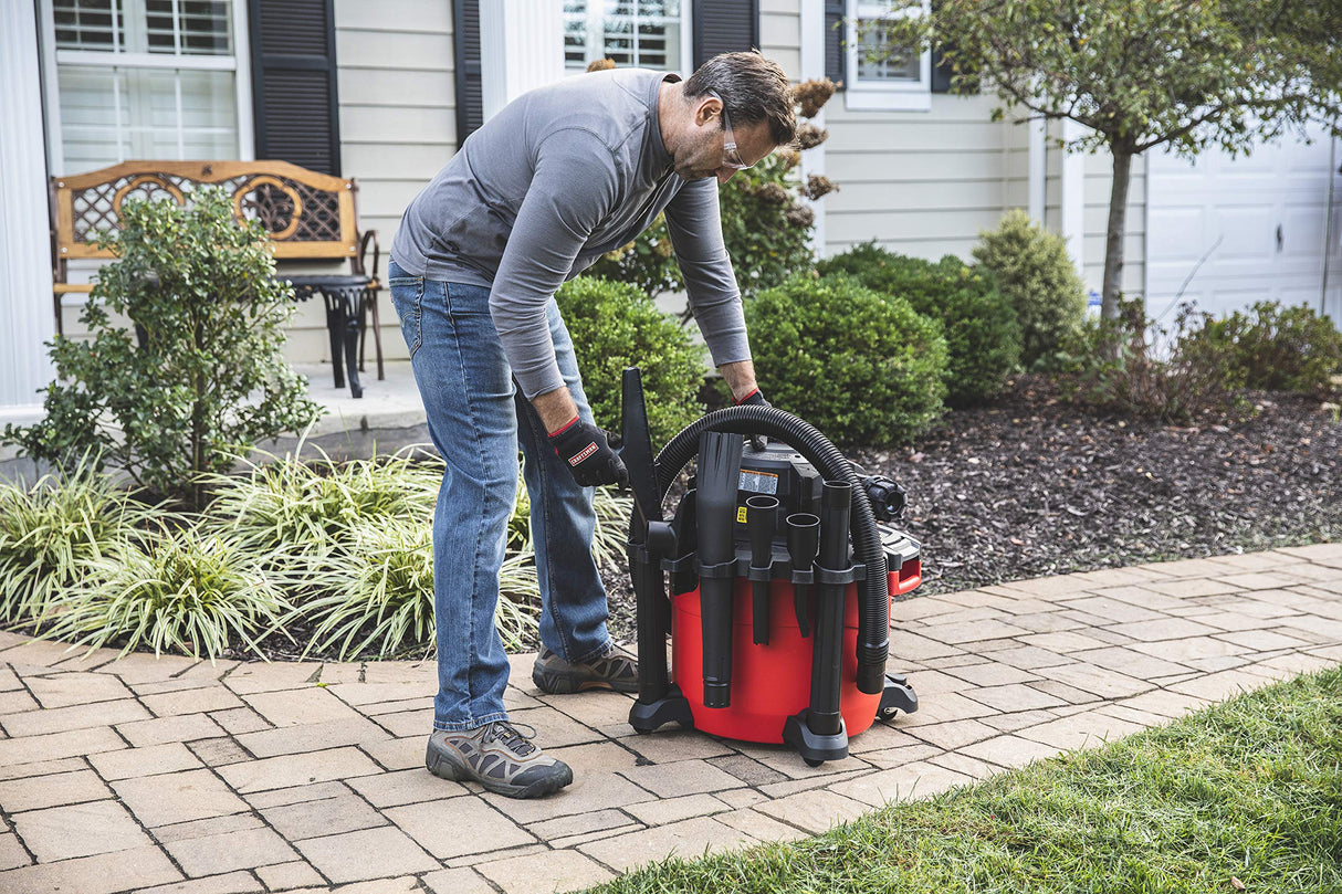 CRAFTSMAN CMXEVBE17607 16 Gallon 6.5 Peak HP Wet/Dry Vac with Detachable Leaf Blower, Heavy-Duty Shop Vacuum with Attachments Craftsman