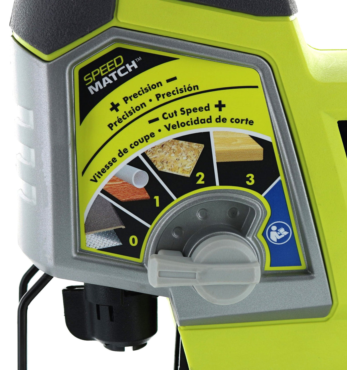 Ryobi JS481LG 4.8 Amp Corded Variable Speed T-Shank Orbital Jig Saw w/ Onboard LED Lighting System Ryobi