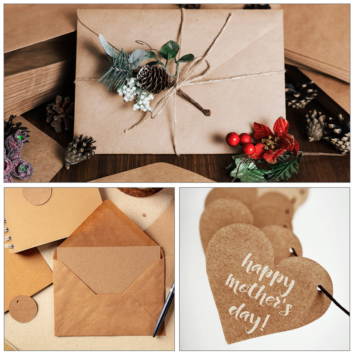 Mr. Pen- Kraft Paper Sheets, 50 Pack, 8.5 x 11", Kraft Paper, Brown Craft Paper, Craft Paper Sheets, Brown Printer Paper, Kraft Stationary Paper Mr. Pen