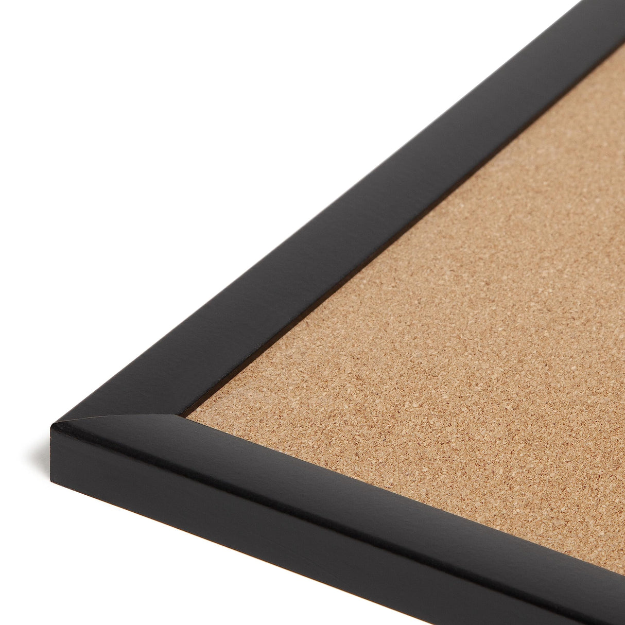 U Brands Cork Bulletin Board, 17" x 23", Black Wood Frame (026U00-01) U Brands