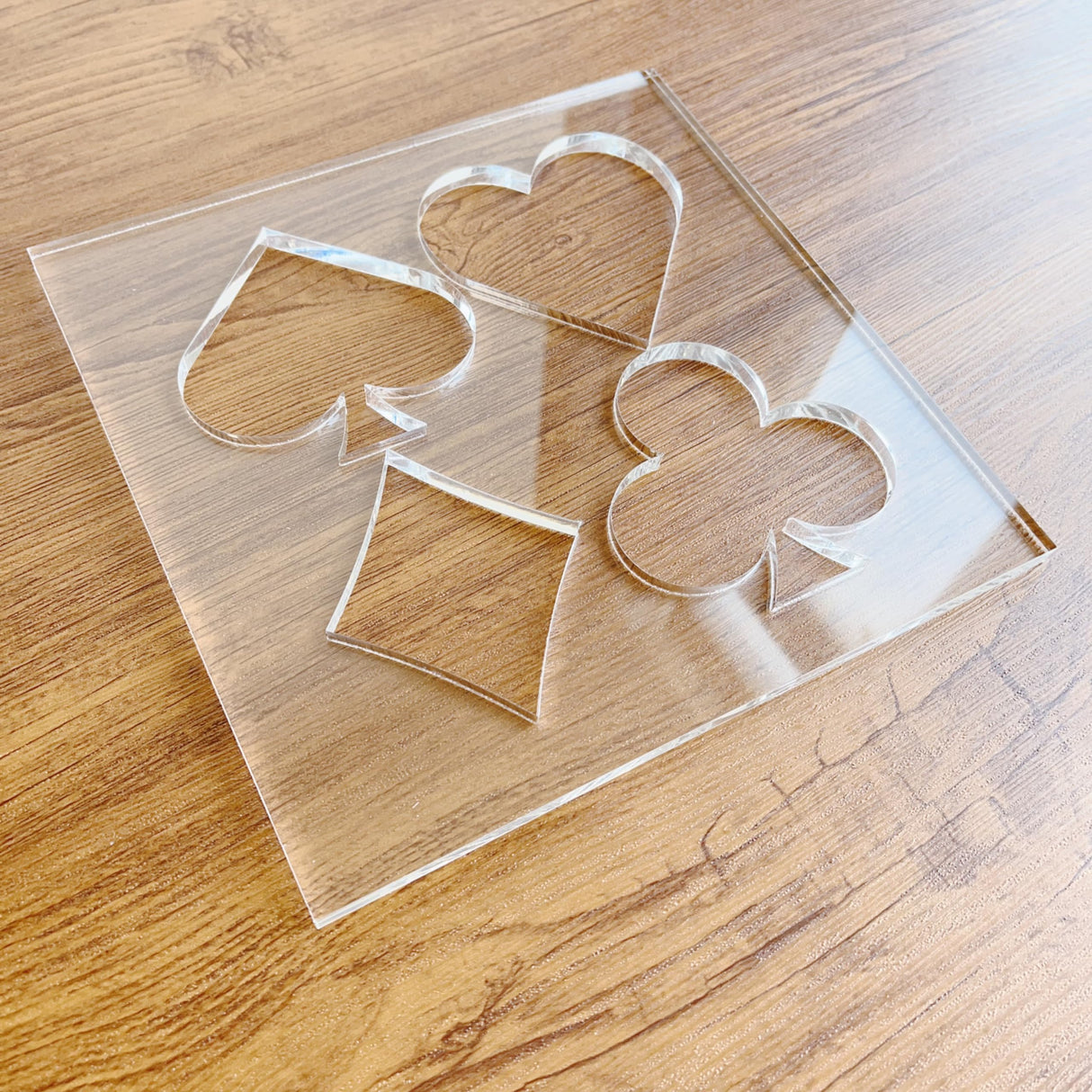 Card Suits Router Template, Router Inlay Template, Router Jig, Woodworking Template, Craft Template Phocaea