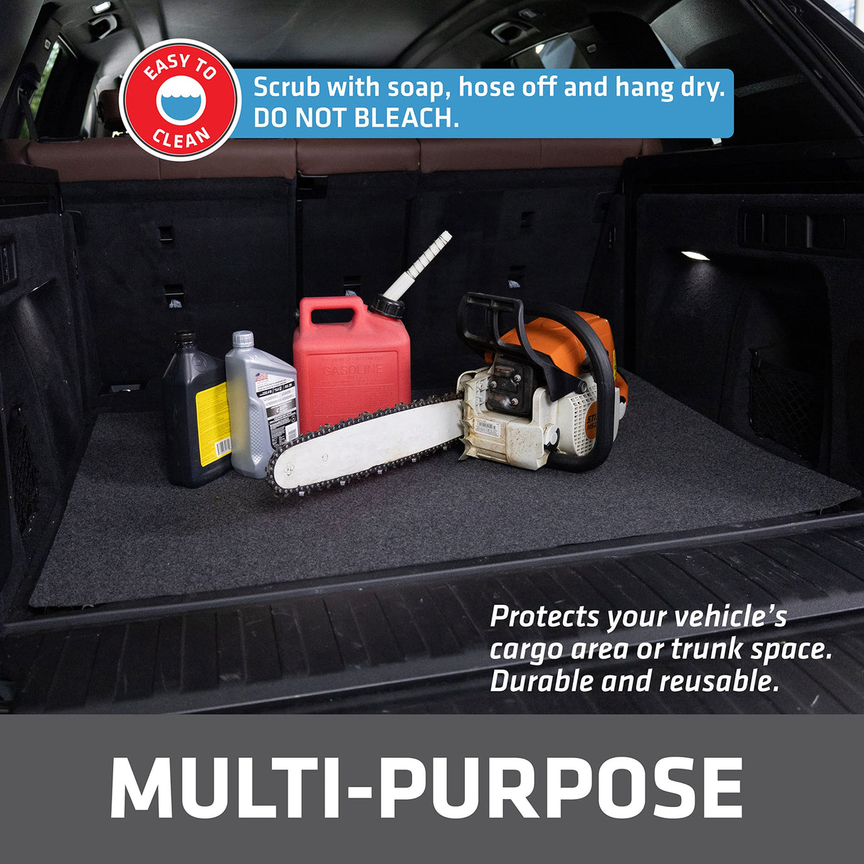 Drymate Premium Maintenance Mat Oil Spill Garage Floor Mat (58" x 72"), Absorbent, Waterproof, Contains Liquids, Protects Garage Surface or Driveway, Drymate