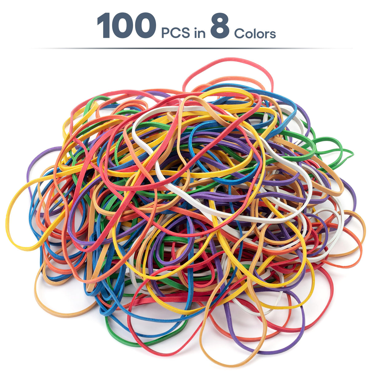 Mr. Pen- Large Rubber Bands, 100 Pack, Assorted Colors, Big Rubber Bands, Extra Large Rubber Bands, Rubber Bands Large, Long Rubber Bands Office Mr. Pen