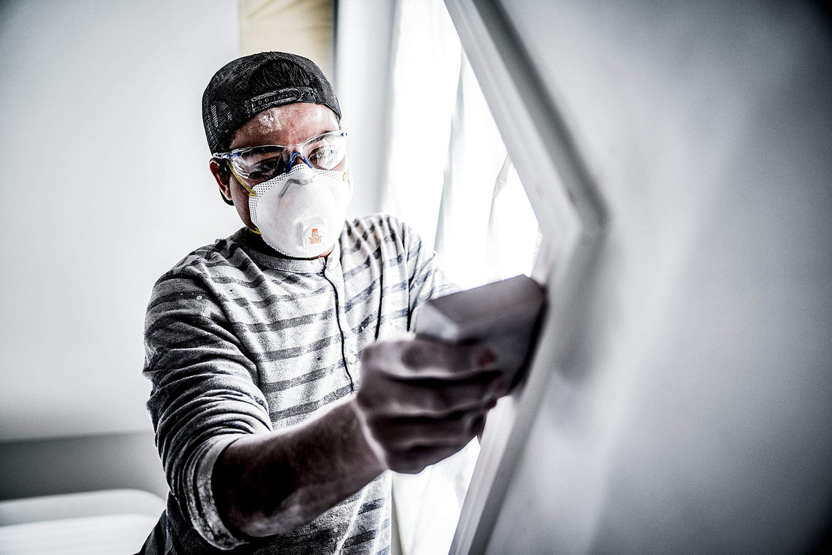 3M Respirator, Cool Flow Valve, Paint Sanding, Lightweight, Disposable, Filter Media, Stretchable, Easy Breathing, 10-Pack 3M