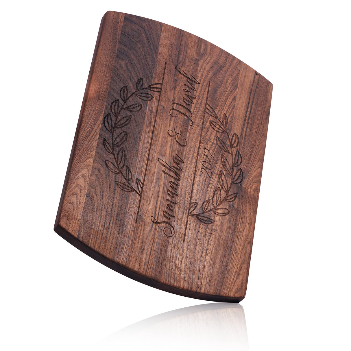 Blue Ridge Mountain Gifts Personalized Laser Engraved Wooden Cutting Board New Home Essentials - Customized Chopping Board for Weddings, Blue Ridge Mountain Gifts