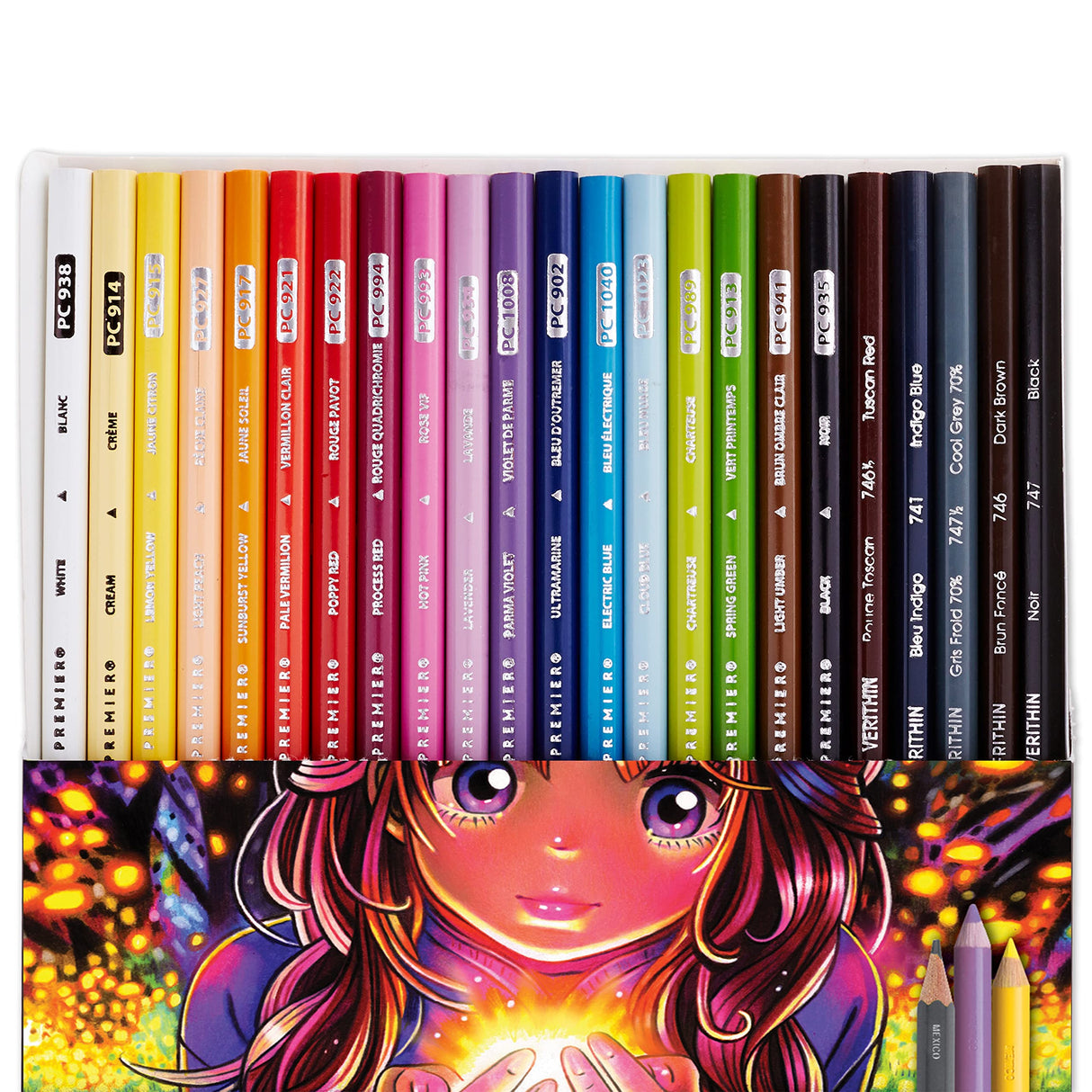 Prismacolor Premier Colored Pencils, Manga Colors, 23 Pack Prismacolor