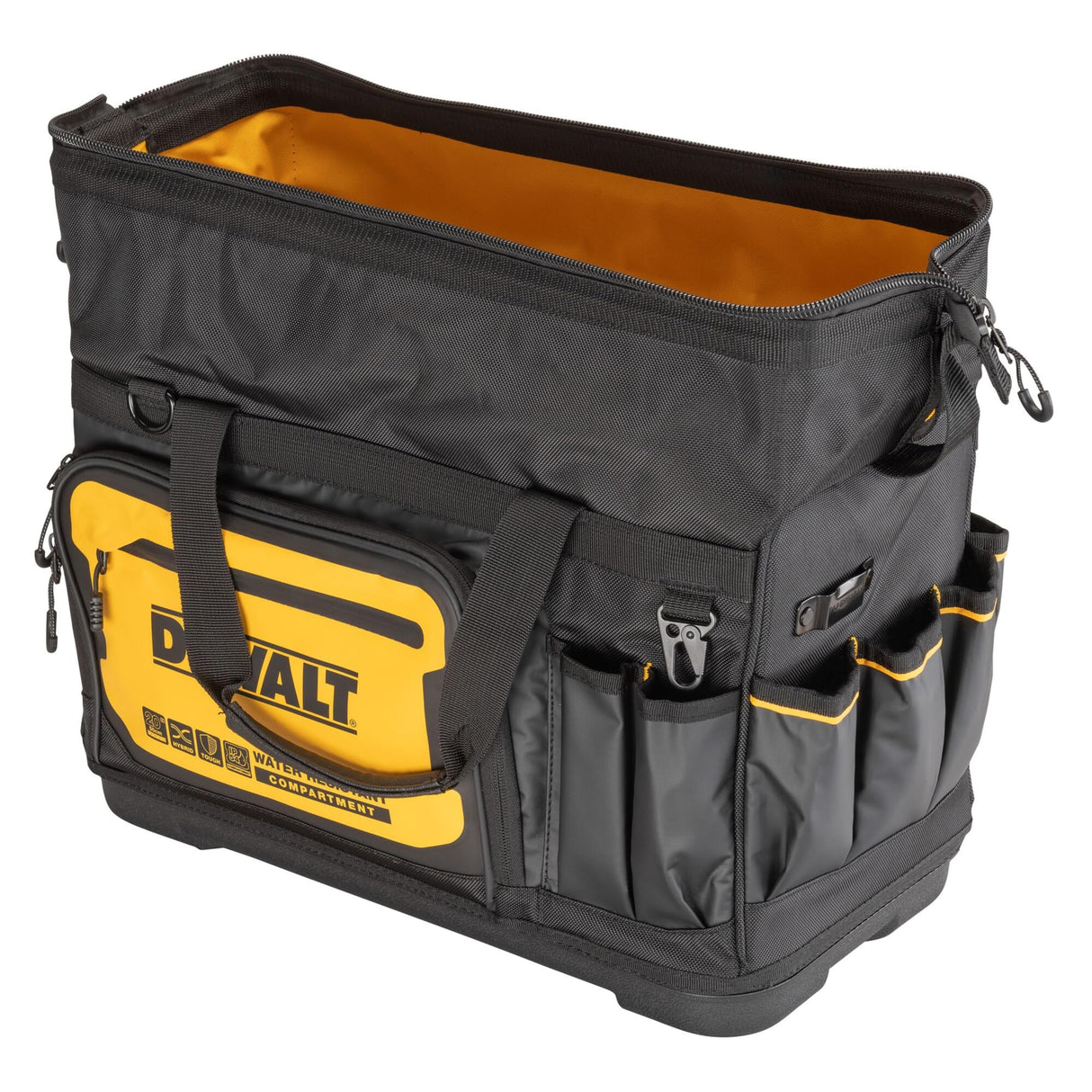 DEWALT Tool Bag, Water Resistant, Hard Bottom, 20-inch, Professional Tool Tote with Organization (DWST560104) DEWALT