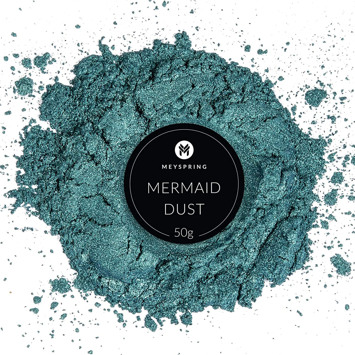 MEYSPRING Mermaid Dust Mica Powder for Epoxy Resin - 50 Grams - Great for Resin Art, Epoxy Resin, and UV Resin - Epoxy Resin Color Pigment MEYSPRING