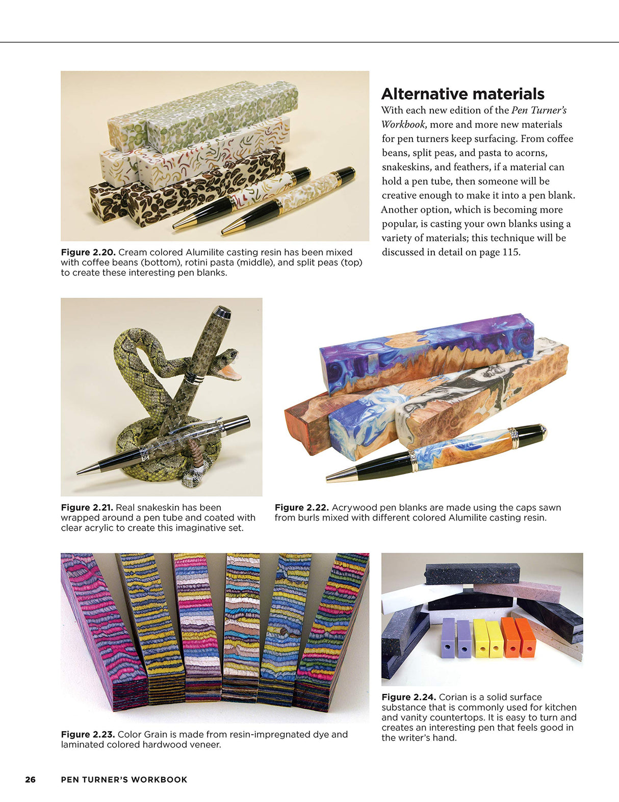 Pen Turner's Workbook, 3rd Edition Revised and Expanded: Making Pens from Simple to Stunning (Fox Chapel Publishing) 18 Pen Turning Projects, Fox Chapel Publishing