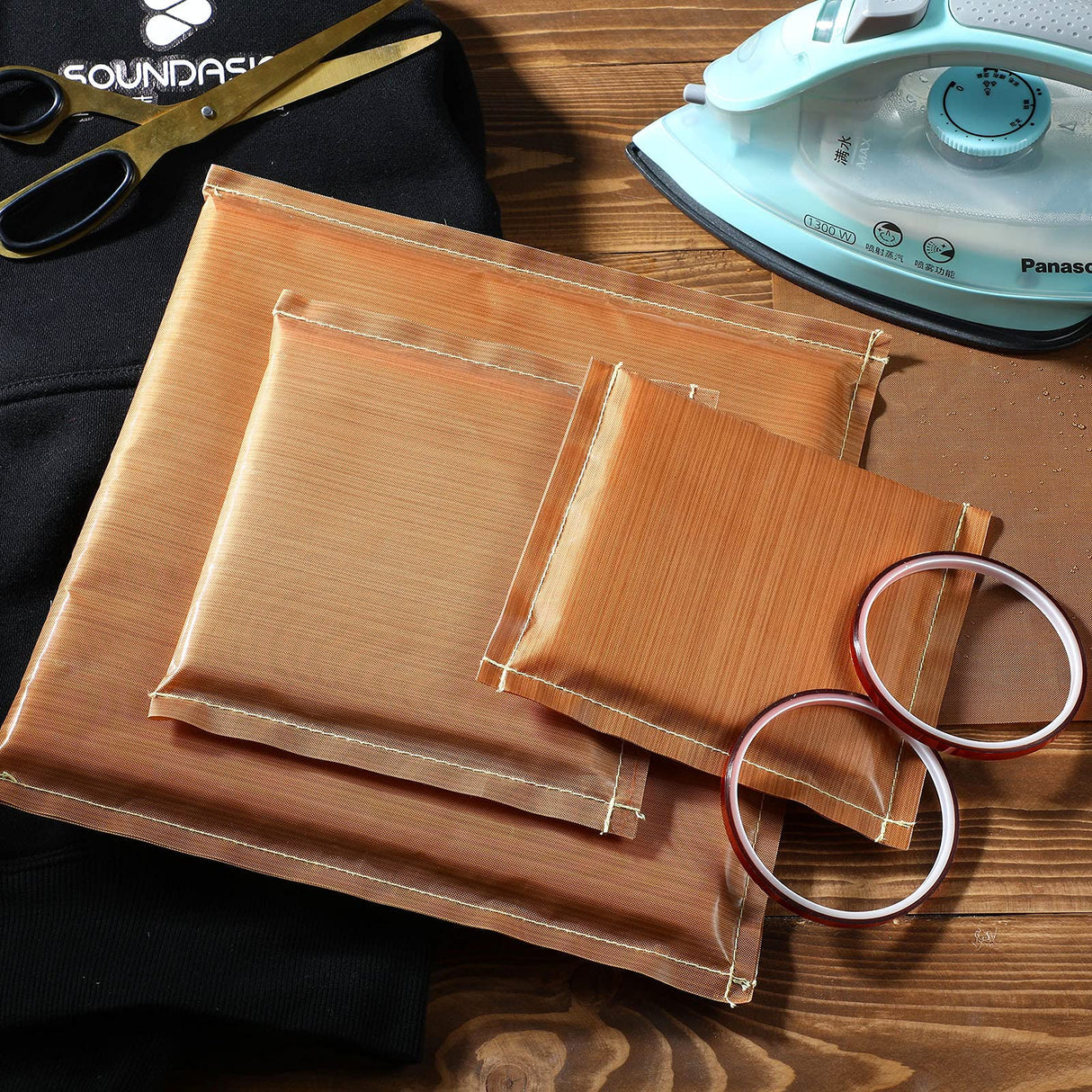 3 Sizes Pressing Pillow for Heat Press with 1 Heat Press Transfer Paper and 2 Roll of Tape Heat Press Pillow Bundle for Ironing T-Shirts and Screen Zonon