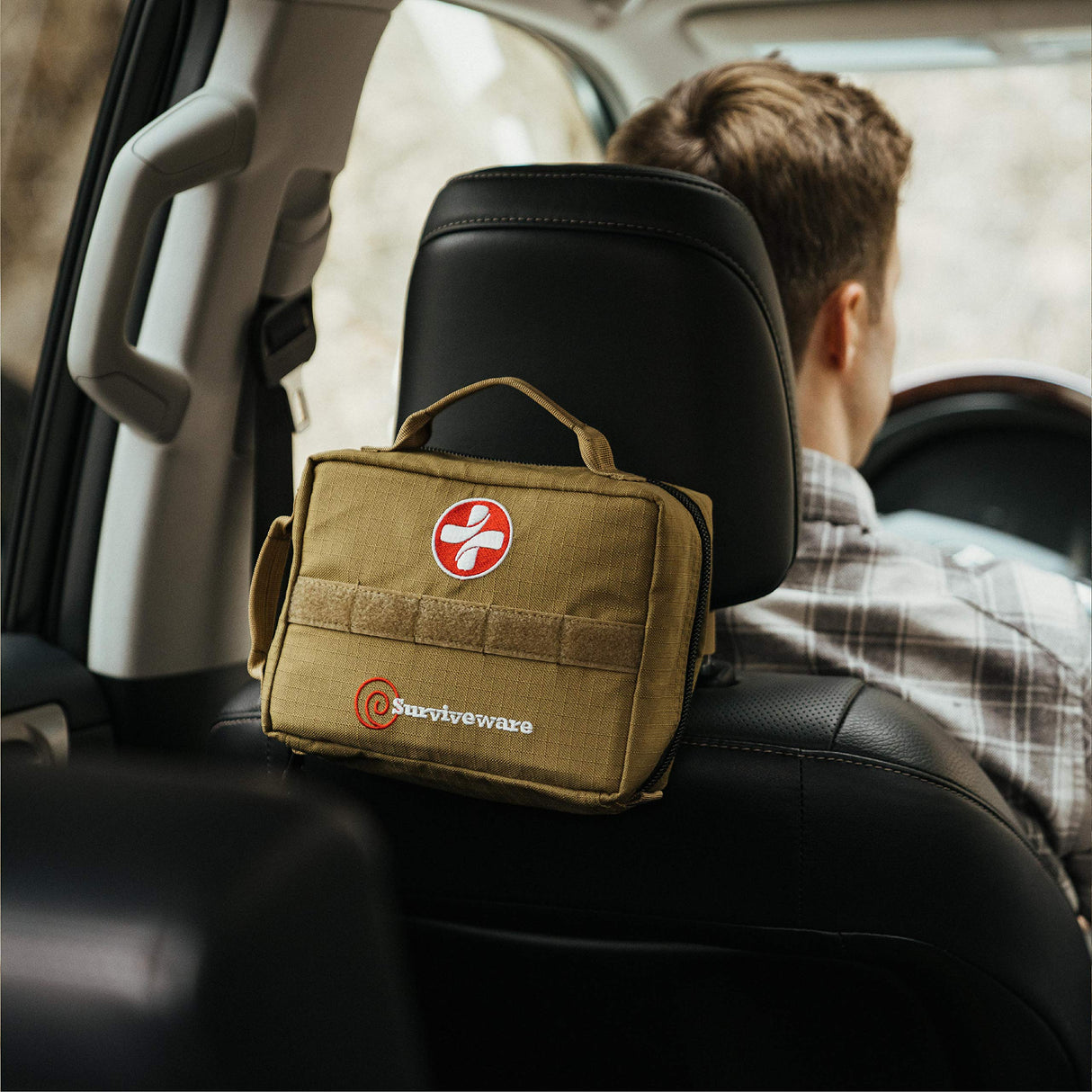 Surviveware Survival First Aid Kit - Emergency Preparedness at Home, Car, Office, Hiking, Camping & Outdoors Activities - 180 pcs Medical Supplies Surviveware