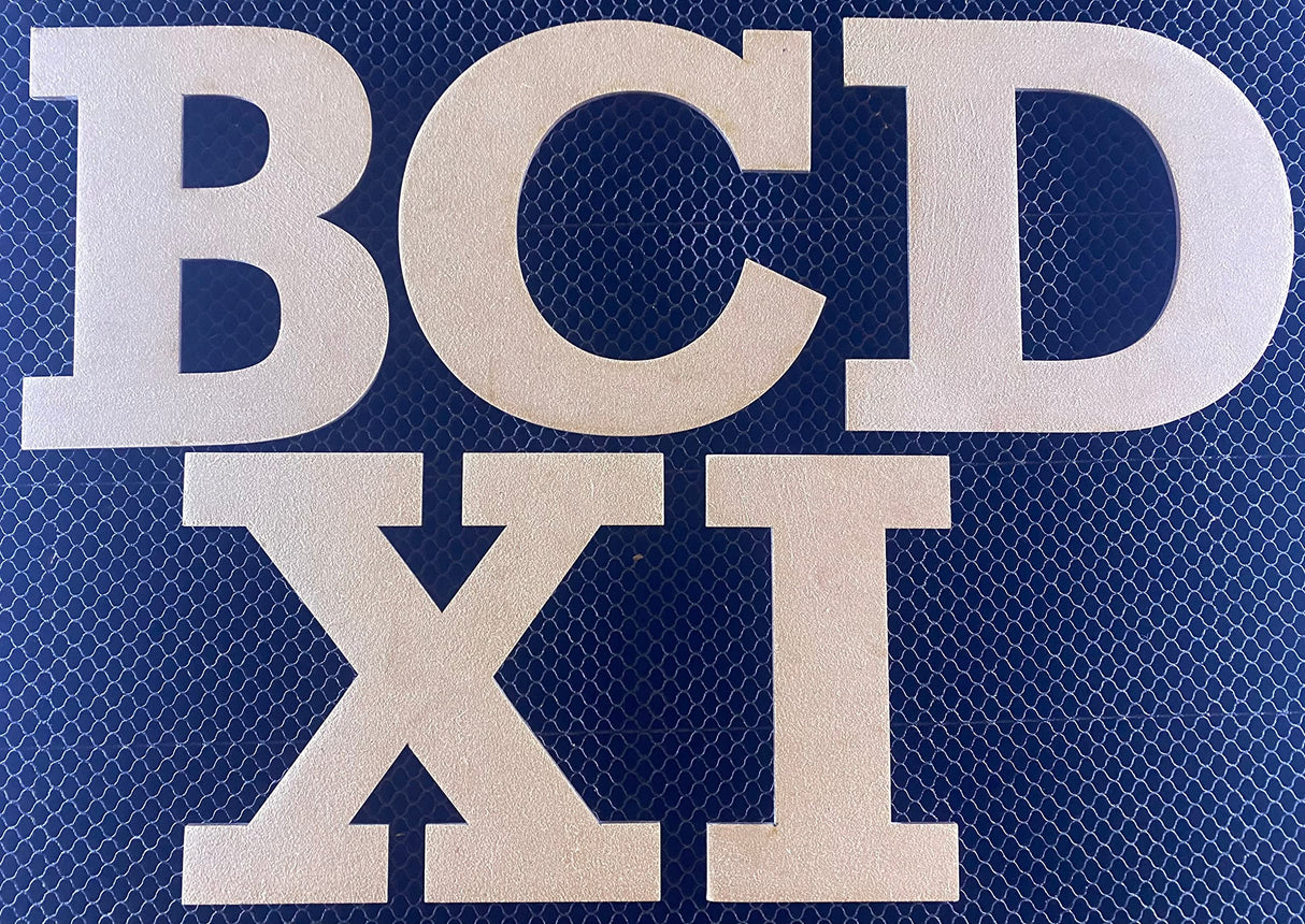 5 Inch Tall Wooden Letter Blank, Unfinished U Wood Block Letter for Nursery Decor, Rockwell Paintable Home Decor NEXTCraft