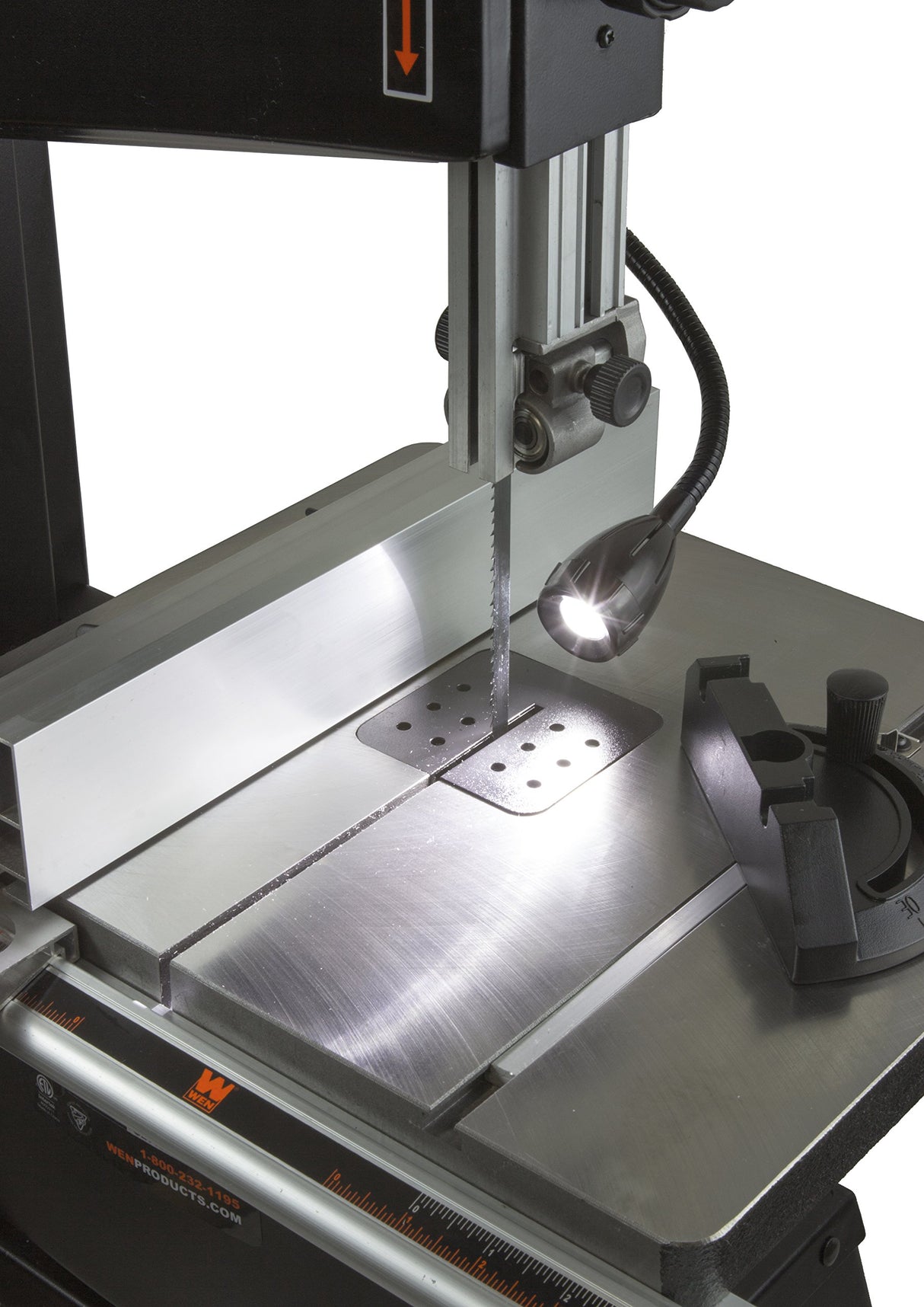 WEN Band Saw with Stand, 10-Inch, 3.5-Amp, Two-Speed (BA3962),Black WEN