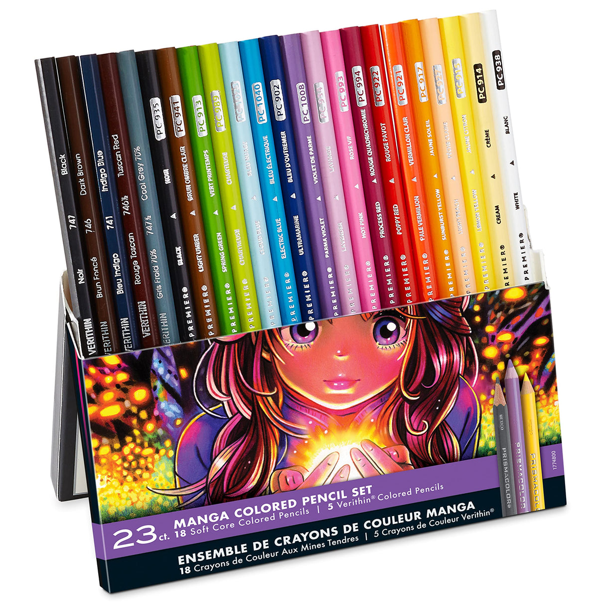 Prismacolor Premier Colored Pencils, Manga Colors, 23 Pack Prismacolor