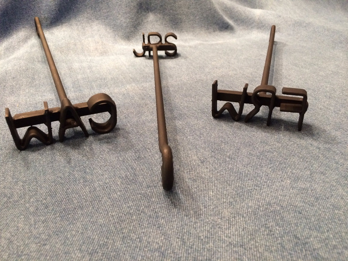 Personalized Miniature Branding Iron by Sloan Brands – Custom 3-Letter Design for Grilling & Crafting Sloan Brands