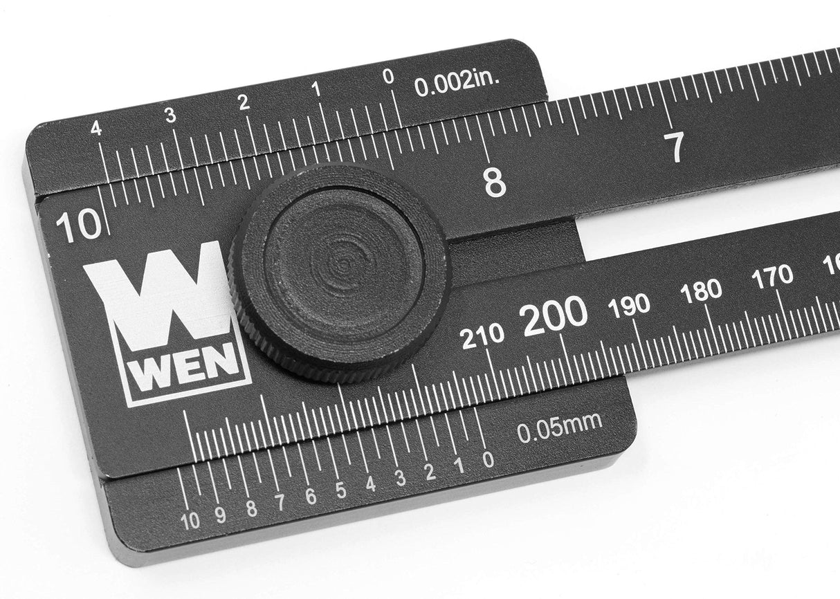 WEN ME251R 10-Inch Aluminum Offset Marking Gauge and Layout Tool with Laser-Etched Scale WEN