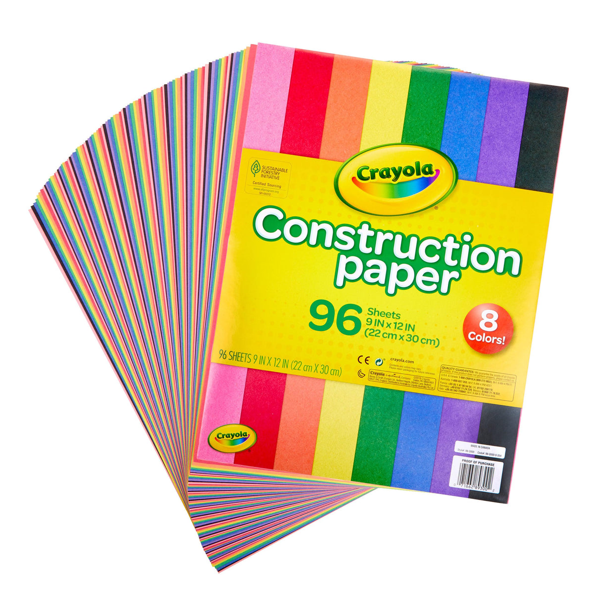 Crayola Construction Paper 96 Sheets Crayola