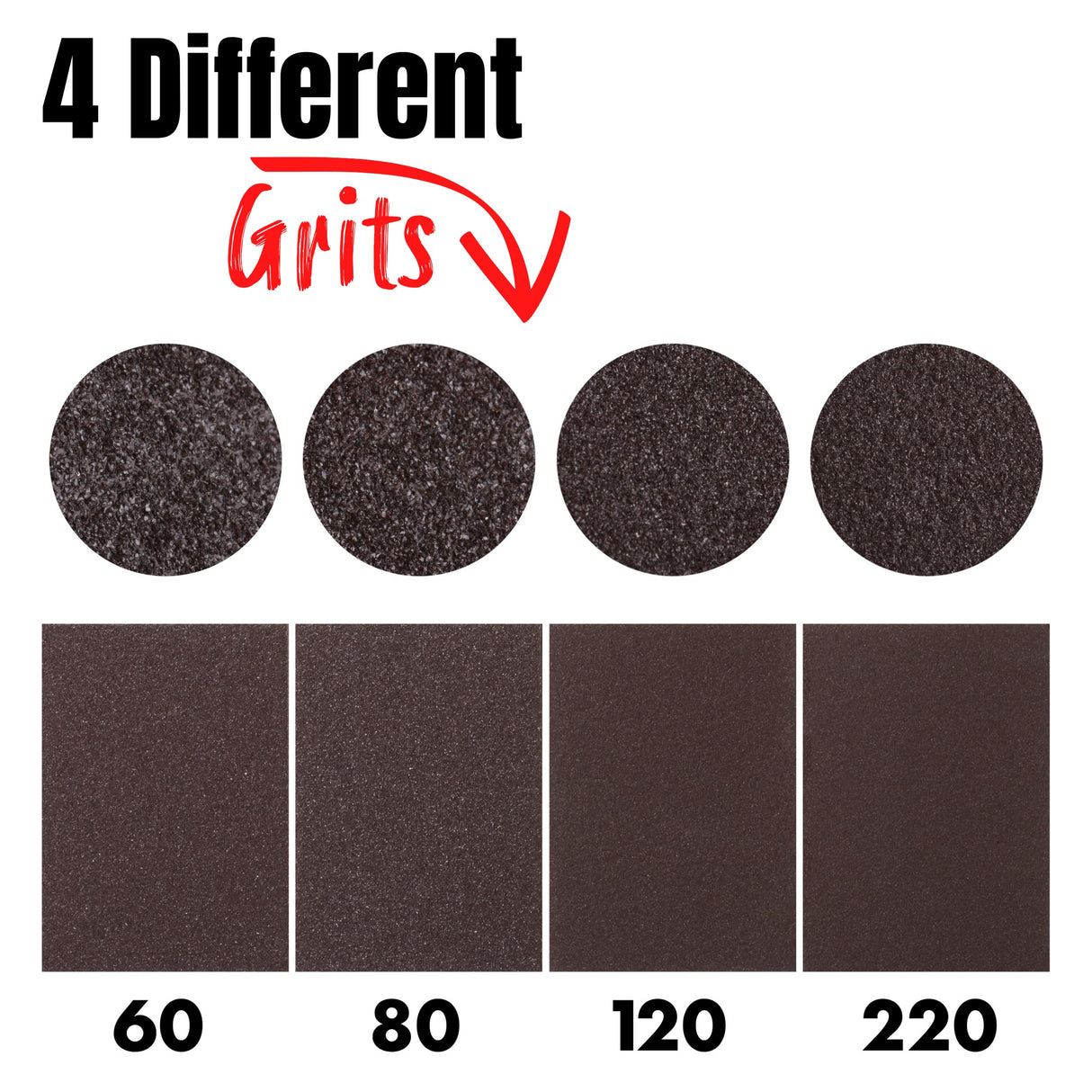Bates- Sanding Sponge, 4 Pack, 60/80/120/220 Grit Assortment, Washable and Reusable, Sanding Block, Sandpaper Block, Sanding Blocks for Wood, Sanding Bates Choice Pro
