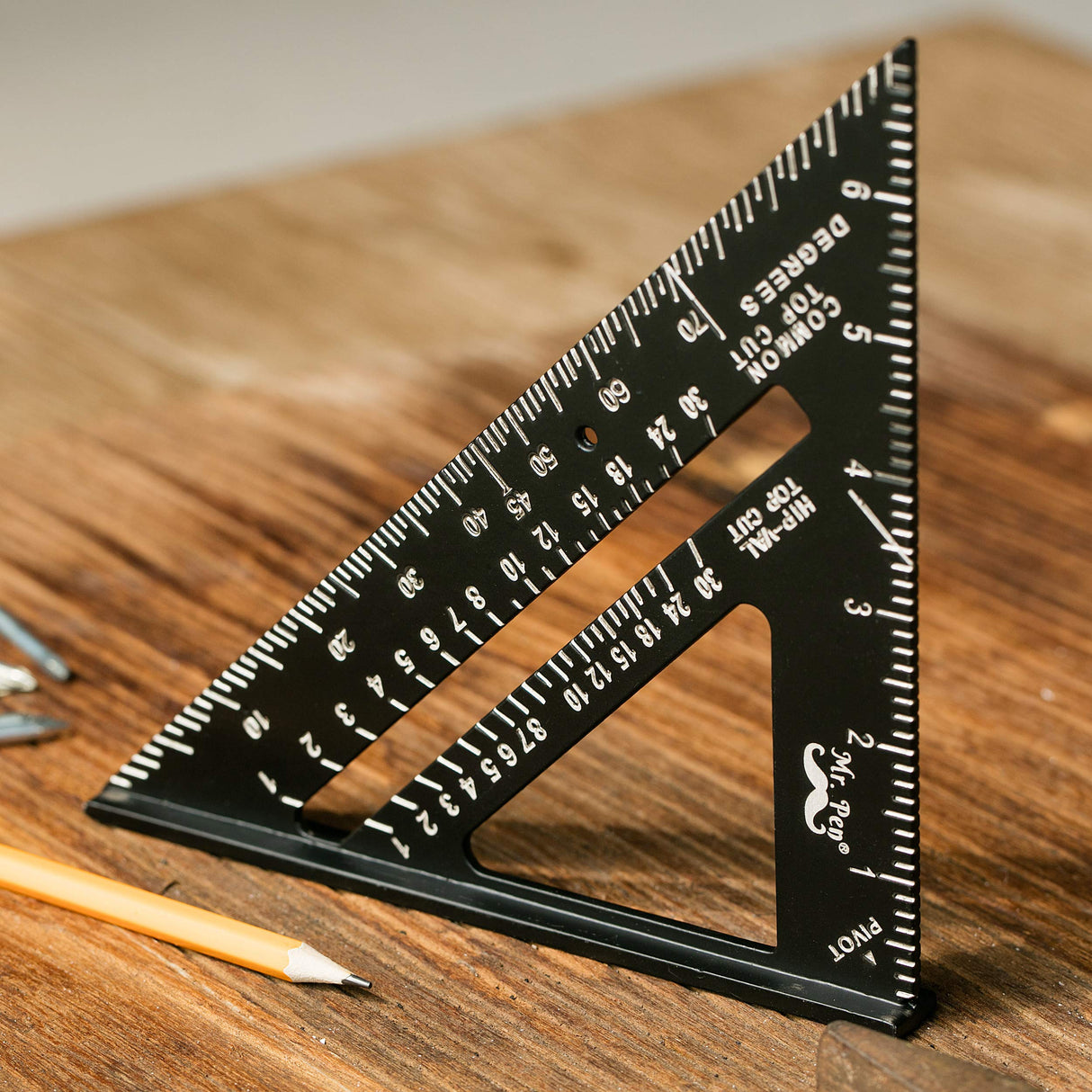 Mr. Pen- Rafter Square, Metal Square, 7 Inch, Carpenters Square, Square Tool, Metal Square Ruler, Carpentry Squares, Woodworking Square, Square Angle Mr. Pen