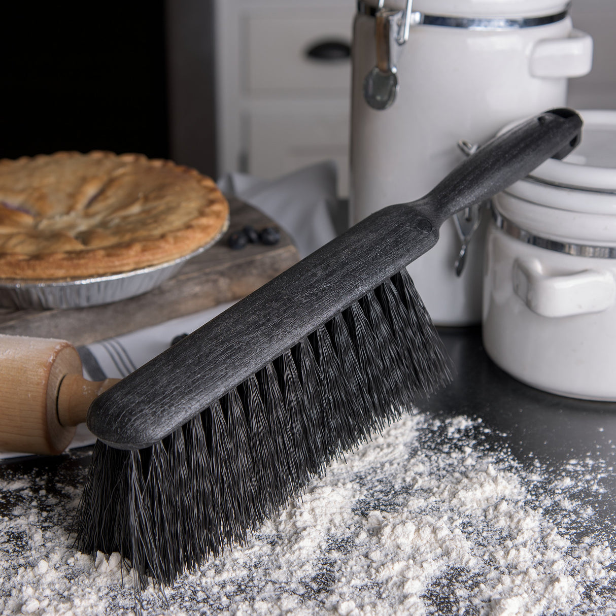 Carlisle FoodService Products 3625803 Fireplace/Bench Brush, 8", Black Carlisle FoodService Products