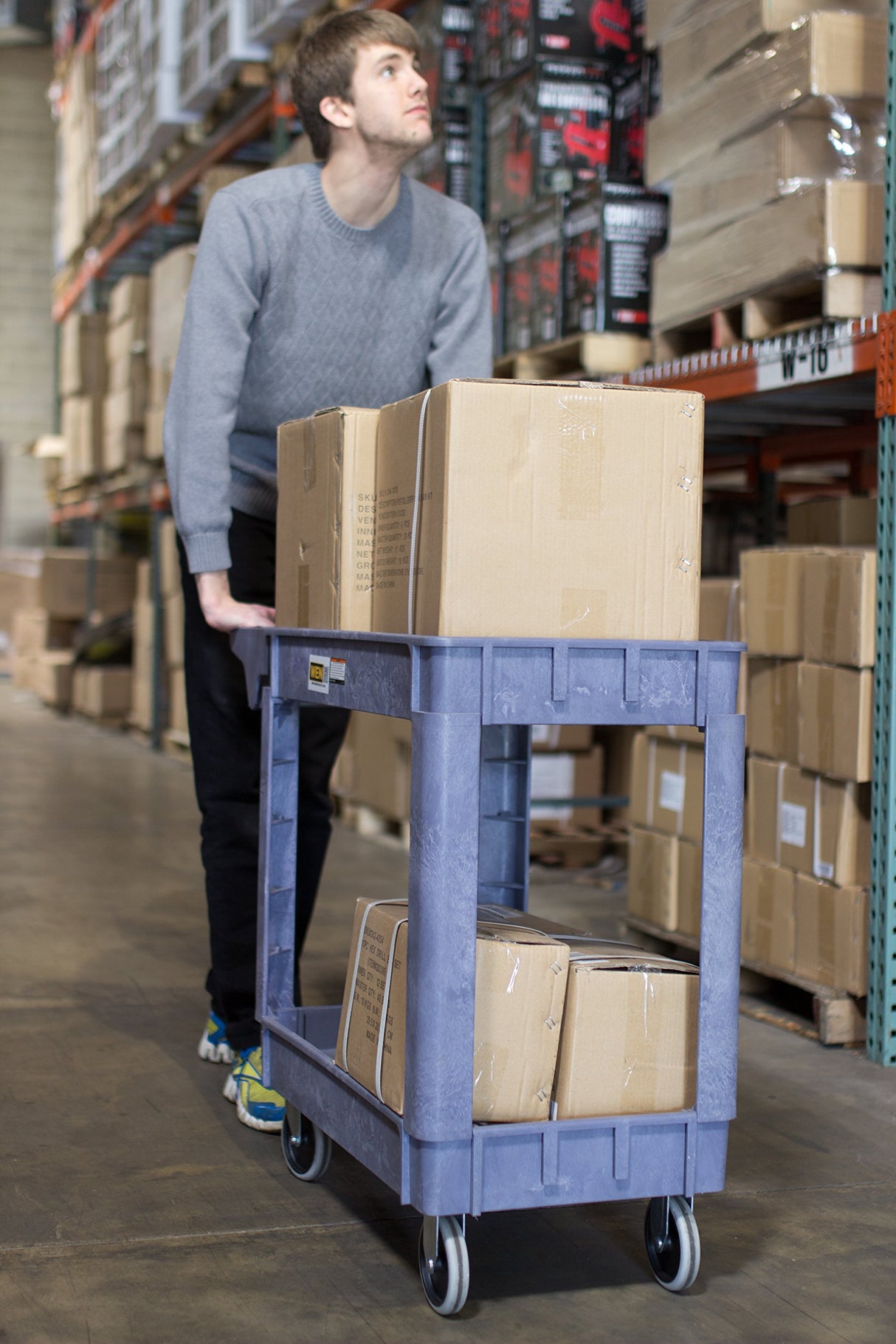 WEN Service Utility Cart, 500-Pound Capacity, 40 x 17-Inch WEN