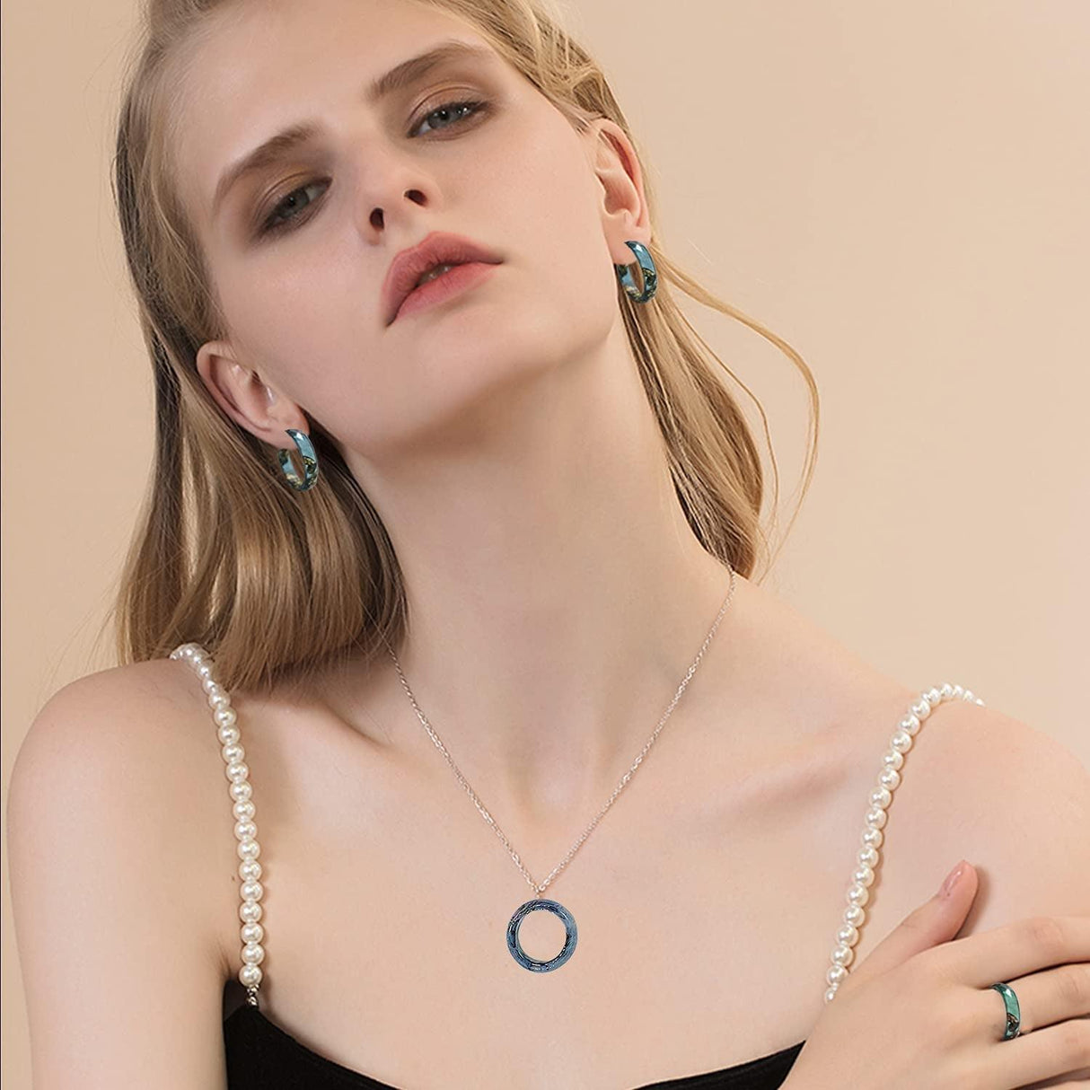 Resin Ring Molds Silicone, Silicone for Epoxy Resin, 14 Sizes with round and Rhombic Faces Making Rings, Earrings, Pendants, Crafts Christmas Gifts WoodArtSupply