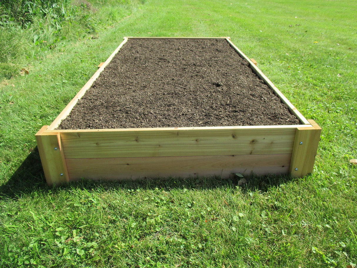 Infinite Cedar Raised Bed Garden Kit 4'x8'x11 Infinite Cedar