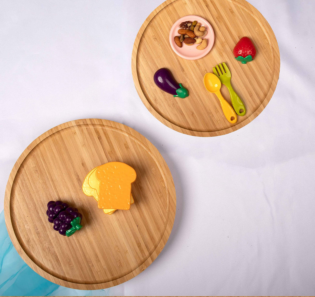 Mateda 12" Bamboo Lazy Susan Turntable for Pantry Cabinet or Table (12 inch) Mateda