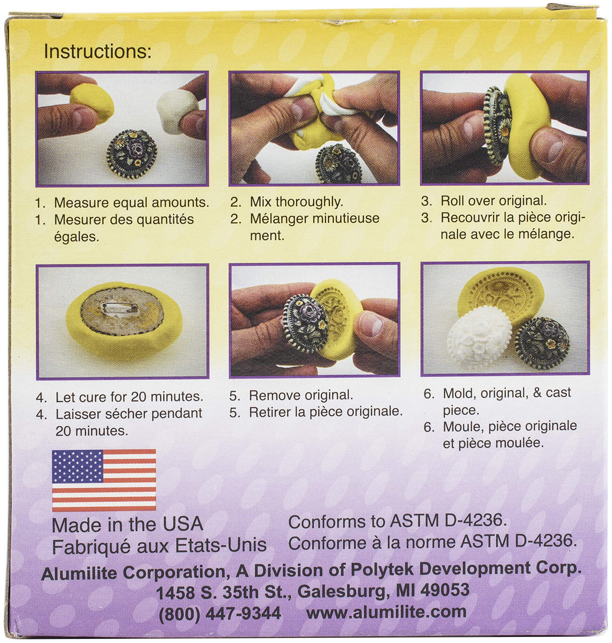 Alumilite 10570 Amazing Mold Putty Kit, 0.66-Pound Alumilite