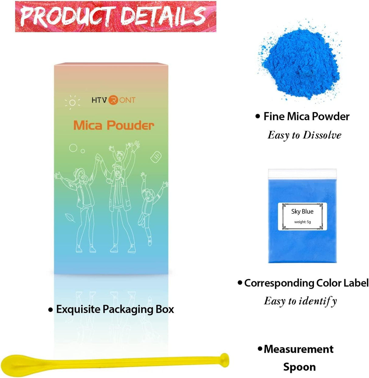 Mica Powder for Epoxy Resin 130G - 26 Colors Shimmery Pigment Powder - Easy to Mix & Natural for Soap Making, Lip Gloss, Bath Bombs WoodArtSupply
