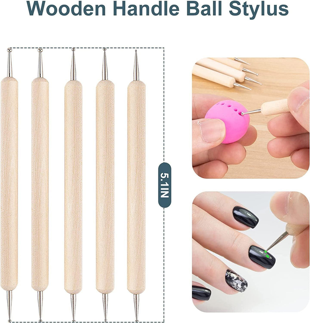 Clay Tools Kit, 24 PCS Polymer Clay Tools, Ceramics Clay Sculpting Tools Kits WoodArtSupply