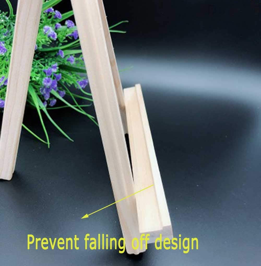 9.4 Inches Tall Wood Easels Set of Tabletop Display Easels, Art Craft Painting Easel Stand for Artist Adults Students (6Pack) WoodArtSupply