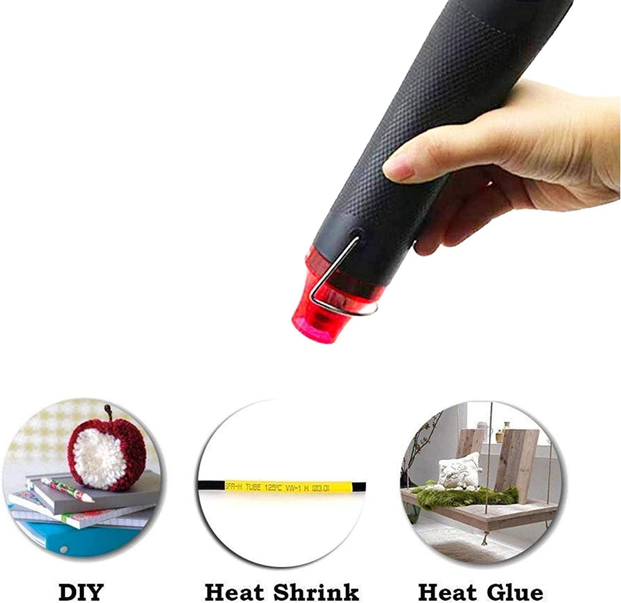 Bubble Removing Tool for Epoxy Resin and Acrylic Art, DIY Glitter Tumblers, Specially-Designed Heat Gun for Making Acrylic Resin Travel Mugs Tumblers WoodArtSupply