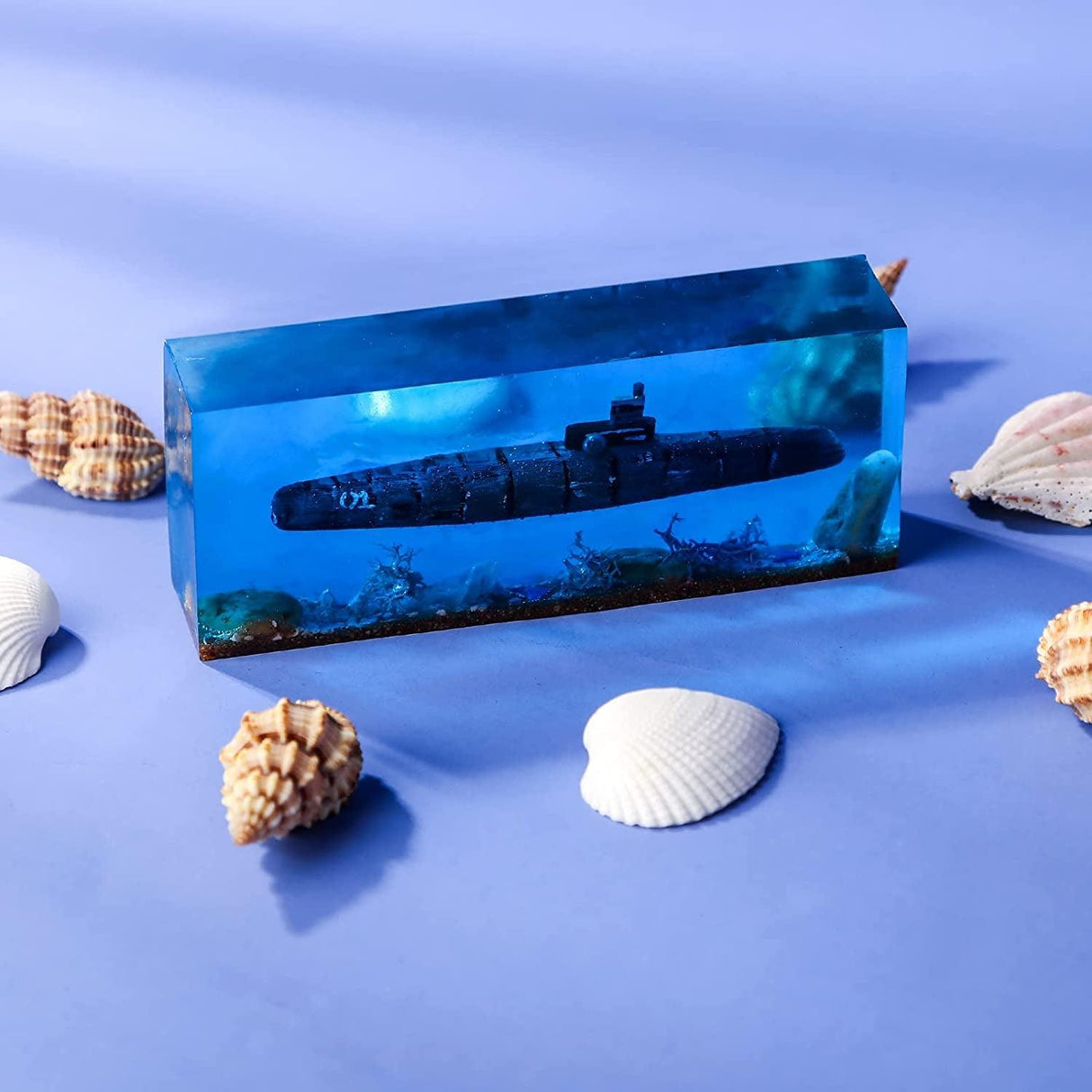 Square Resin Mold 9PCS Different Sizes Silicone Molds for Resin Jewelry, Specimen DIY WoodArtSupply