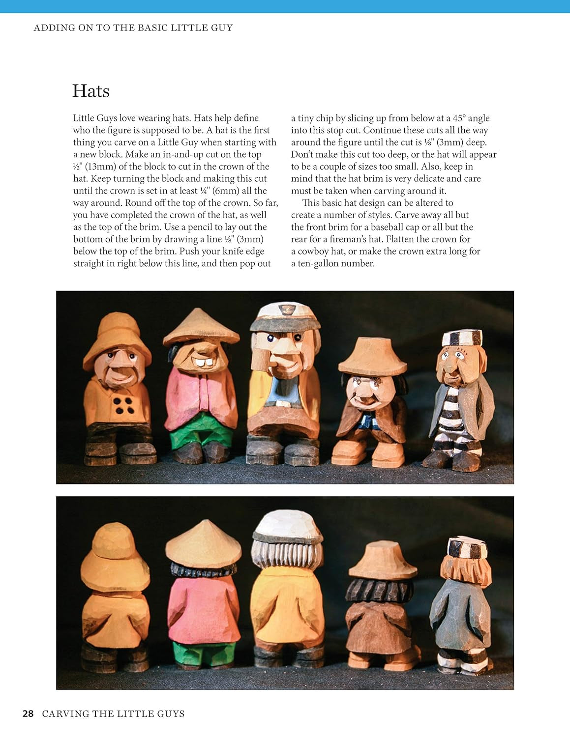 Carving the Little Guys: Easy Techniques for Beginning Woodcarvers (Fox Chapel Publishing) Skill-Building Introduction to the Art of Caricature WoodArtSupply