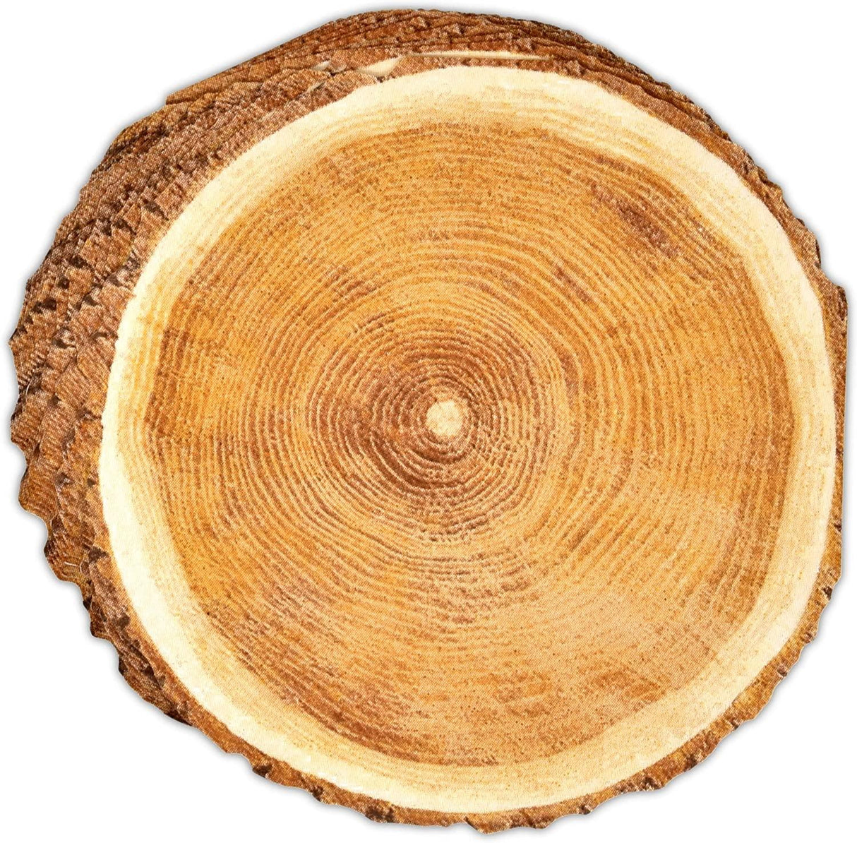 Rustic Wood Slice Paper Party Supplies Tableware Set 24 9" Plates 24 7" Plate 24 9 Oz Cups 24 Napkins WoodArtSupply