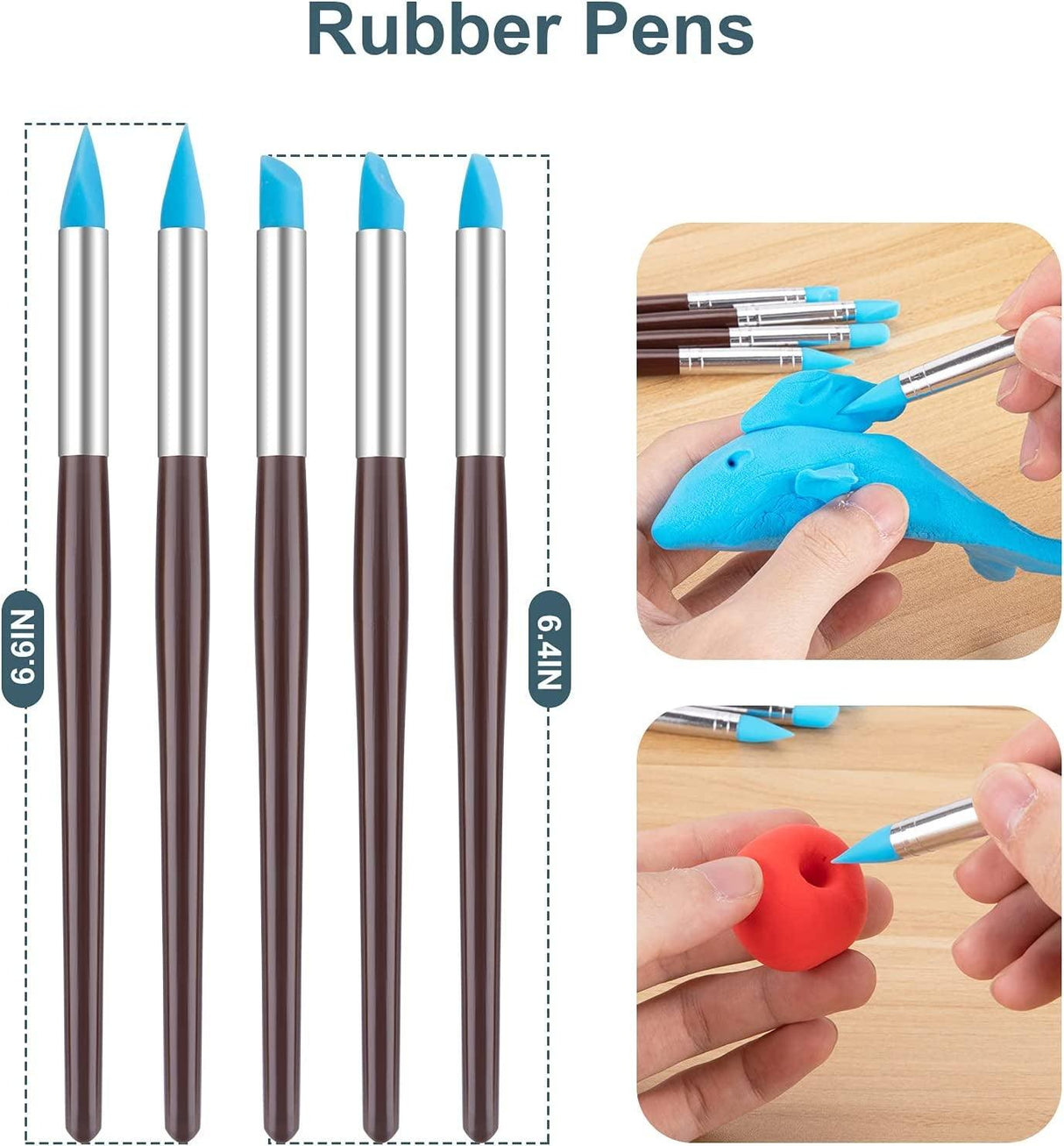 Clay Tools Kit, 24 PCS Polymer Clay Tools, Ceramics Clay Sculpting Tools Kits WoodArtSupply