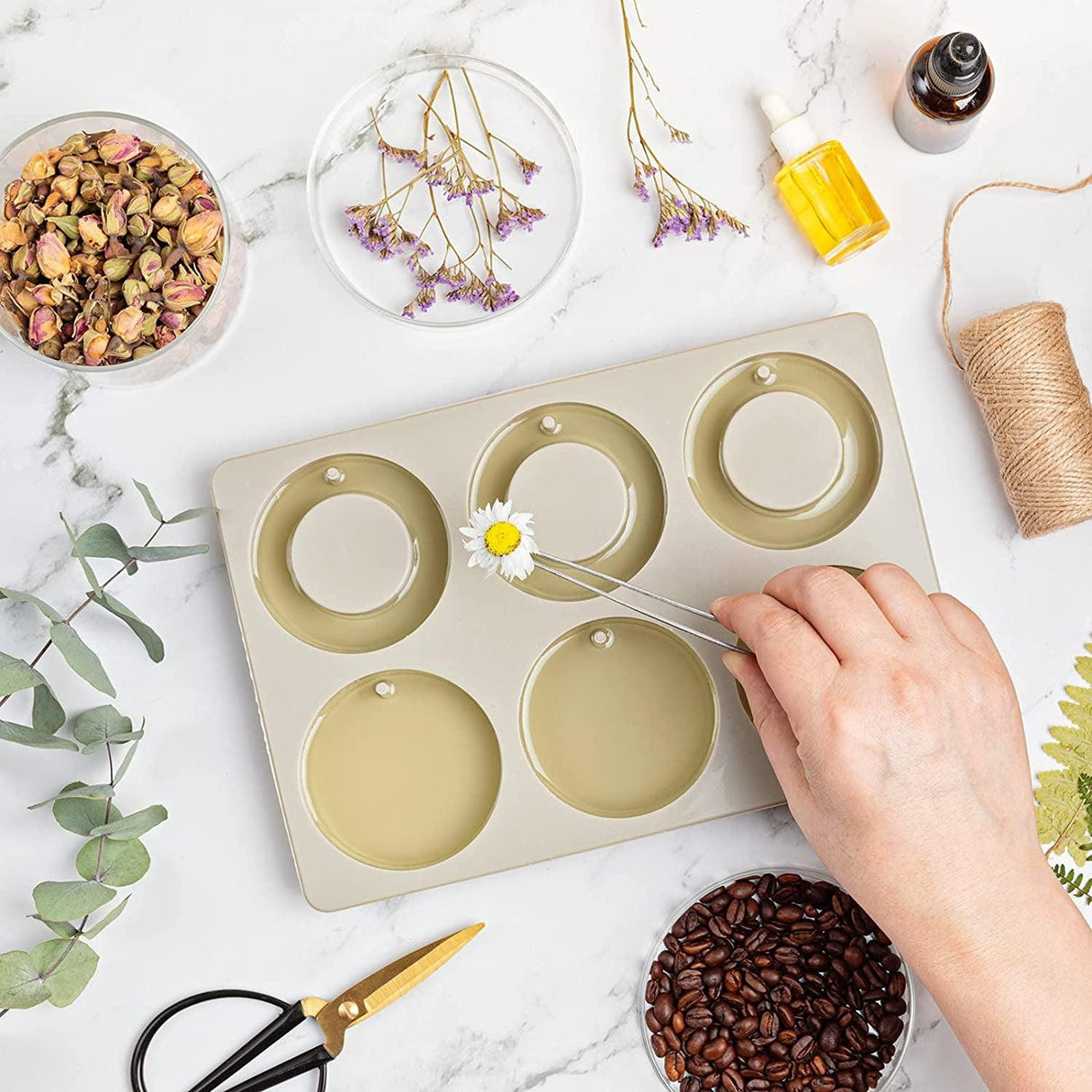 2 Random Boxes Pressed Flowers Dried Pressed Flowers for Resin Real Dried Flower Leaves Mixed Pressed Flower Colorful Real Dried Flower with Tweezers WoodArtSupply