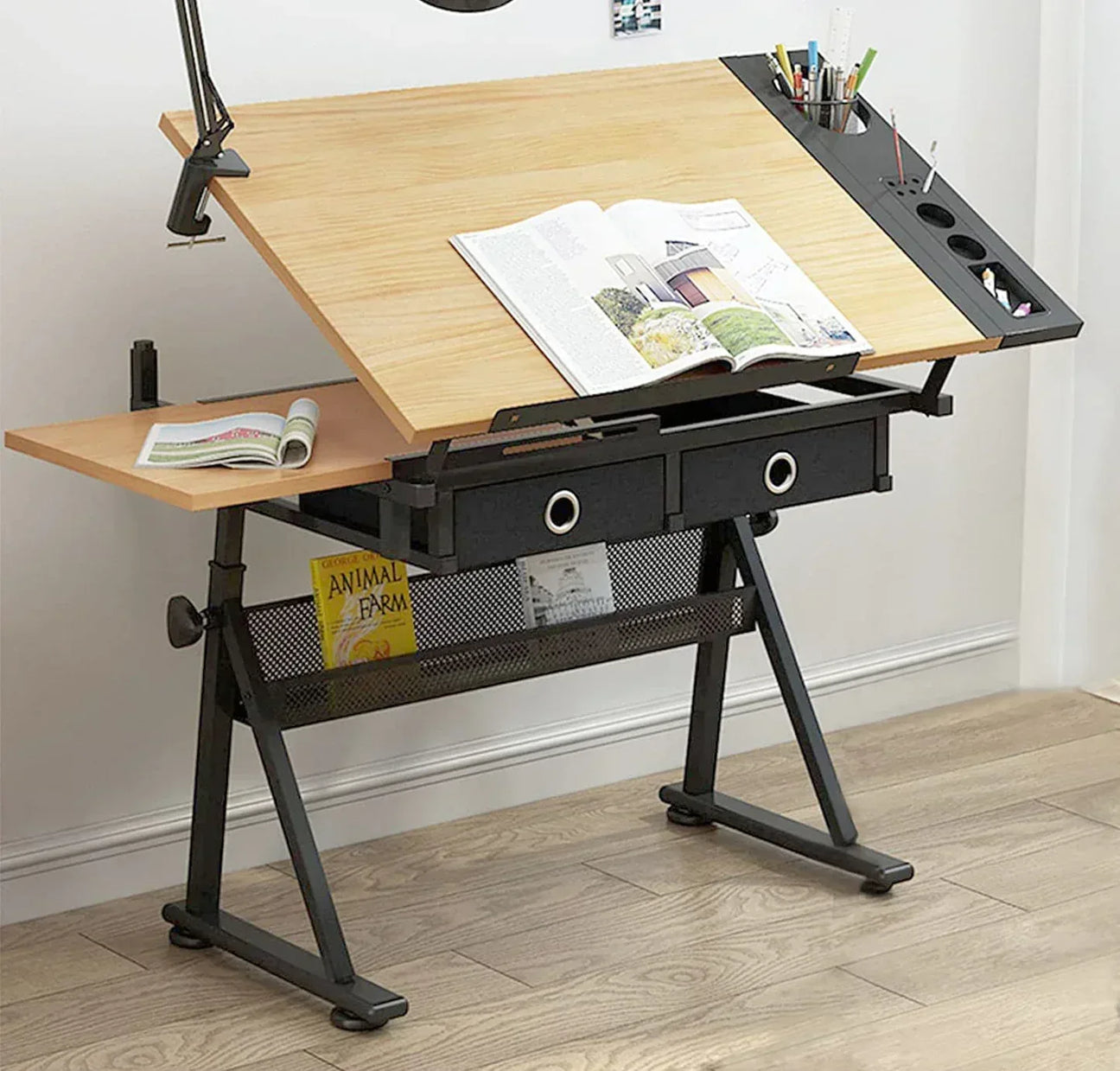tonchean Drafting Table Drawing Desk Art Desk Qatar tonchean Drafting Table Drawing Desk Art Desk Qatar