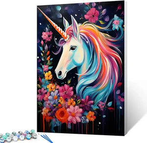 Unicorn Paint by Numbers - WoodArtSupply