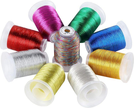 Silk, Wool & Metallic Threads - WoodArtSupply
