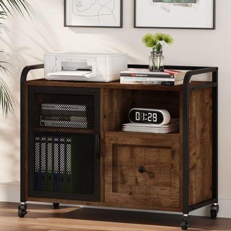 Printer Stands | Printer Table Storage Cart - WoodArtSupply