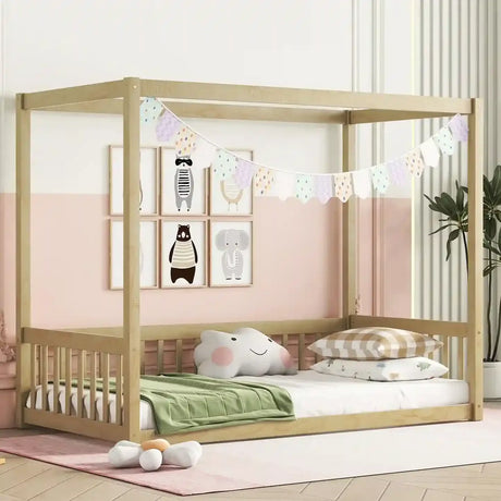 Canopy Beds | Privacy Bed Frames - WoodArtSupply