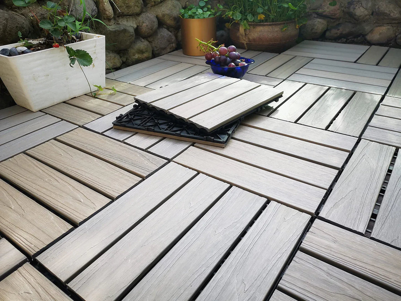 Deck Tiles | Outdoor Patio Flooring - WoodArtSupply