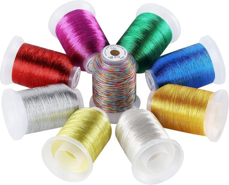 Silk, Wool & Metallic Threads - WoodArtSupply