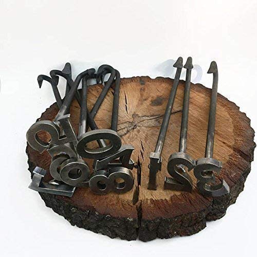 0-9 Number Branding Irons - 10 Irons - Custom Cowboy Monogram - The Heritage Forge Generic