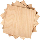 0.8mm 1/32" x 12" x 12" Aircraft Plywood Sheet (3pk) - AB/B Baltic Birch Material Perfect for Arts and Crafts, School Projects, Die-Cutting, and Wood Anderson Plywood